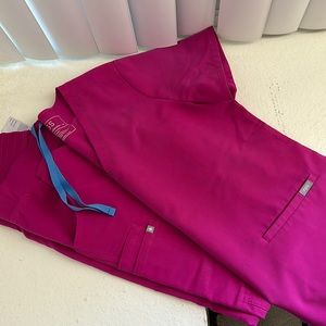 FIGS SCRUBS - Raspberry Sorbet (I think)